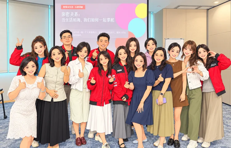 亲密关系受邀讲座结束后的合影